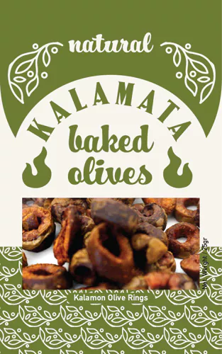 A package of Kalamata Baked Olives - Natural Flavor